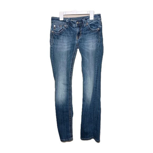 Miss Me Women's Bootcut Denim Jeans Size 27 JP5705B Embellished color MK 158 - Picture 9 of 16
